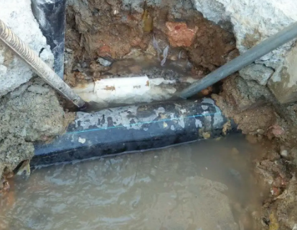 岐山测漏水之水管漏水